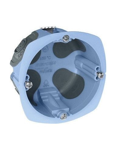 Boîte d'encastrement ronde BBC étanche à l'air XL AIR'métic diam 85 p40mm - Eur'Ohm