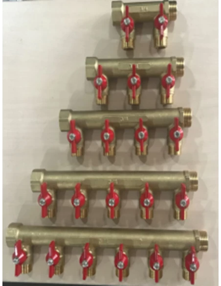 collecteur 3/4 2d avec vannes