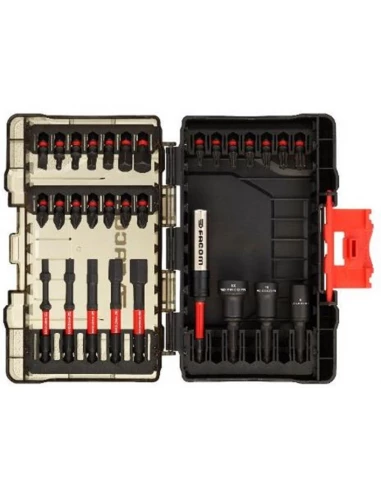 Coffret d’embouts impact 30 pièces – EN.1J30PB – FACOM