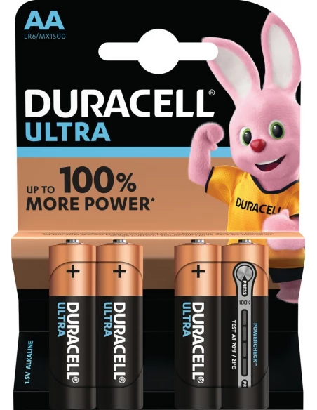 piles duracell ultra aa x4
