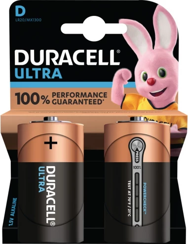 Piles MAINLINE ultra LR20-D x2 - duracell