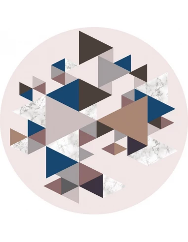 tapis vinyle lapis lazuli rose pastel & marbre § 99 cm