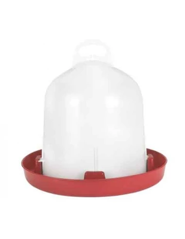 Abreuvoir double corps volailles PVC 6 litres en alimentation automatique