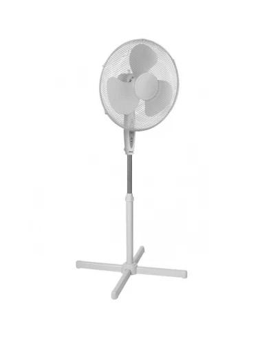 Ventilateur sur pied blanc 40cm avec télécommande