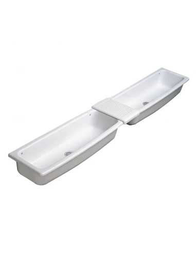 Lavabo collectif Plurial P310001 - 95x33cm - Porcher