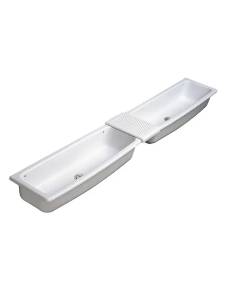 Lavabo collectif Plurial P310001 - 95x33cm - Porcher