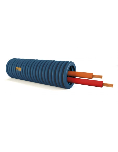 Gaine préfilée ICTA bleue diamètre 20mm 3g2,5 b-r-v/j - PM FLEX