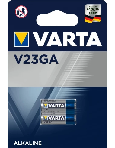 Pile Alkalina Varta V23ga 12v (EMBALLAGE De 2 Unit) Ø10,3x28,5mm