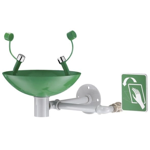 lave-yeux de securite mural