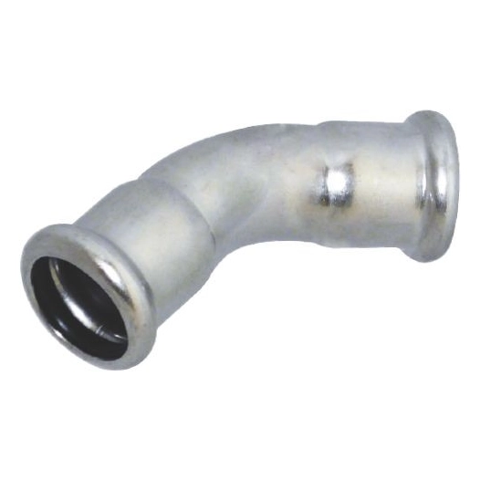 coude 45° ff 35 inox a sertir