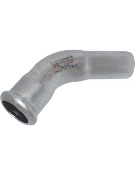 coude 45° mf 54 inox a sertir