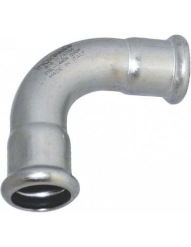 coude 90° ff 54 inox a sertir