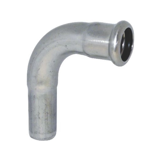 coude 90° mf 35 inox a sertir