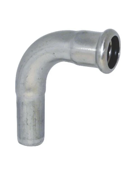 coude 90° mf 42 inox a sertir