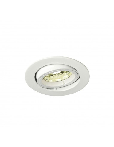 Spot BBC encastrée 1/4 tour GU10 rond orientable Be Best - Europole