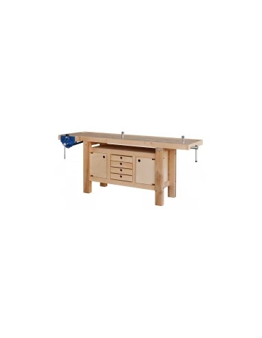 etabli massif 2,00 m a caisson longueur 2,00 mlargeur 0,60 mhauteur 0,85 mpoids 110 kg