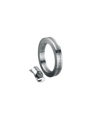 colliers de serrage extra longs caractéristiques lot de 30 têtes de serrage - 100 % inox w4 - pour bande largeur 8mm
