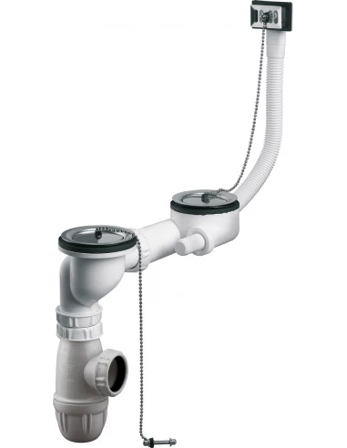 Ens evier gres trop plein lat