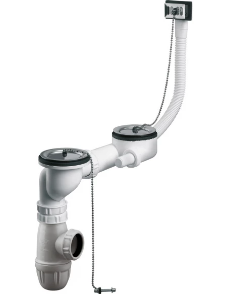 Ens evier gres trop plein lat