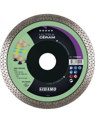 disque diamant ultrad ceram diam 125 x 22,23 x h 10