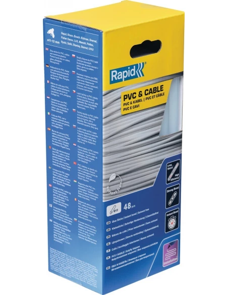 Colle PVC & Câbles - 190mm x 48 sticks (env. 880g) - Boite
