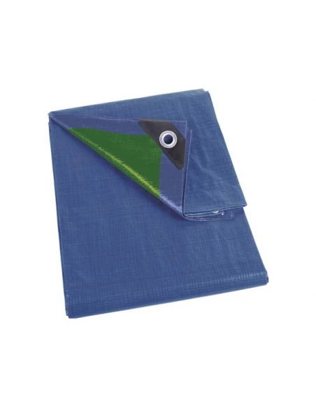 bâche - bleu/vert - standard - 5 x 5 m
