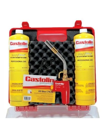 Kit valise CTK27 2 bouteilles Castolin