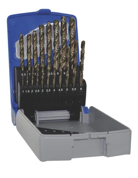 Coffret de 19 Foret HSS cobalt Tivoly