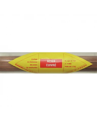baguette acier cuivre 2,5