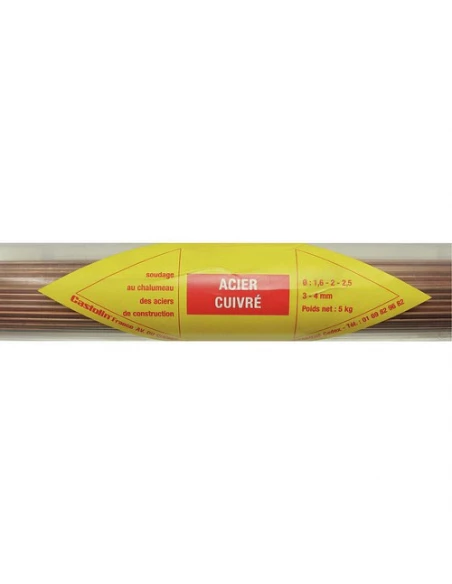 baguette acier cuivre 2,5