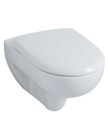 Pack cuvette WC suspendue Renova/Prima Rimfree - Abattant frein de chute Geberit 083983