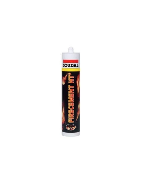 Mastic refractaire fire cement