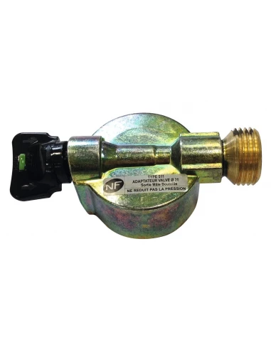 Adaptateur pour boutille de gaz à valve 20mm