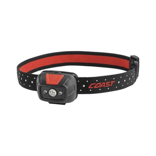 coast - fl19 - dimmable headlamp red/white light 320 lumen