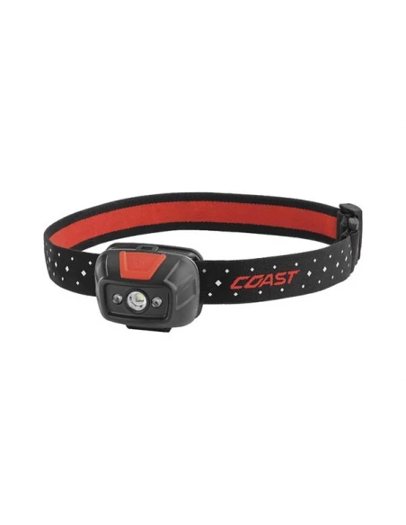 coast - fl19 - dimmable headlamp red/white light 320 lumen