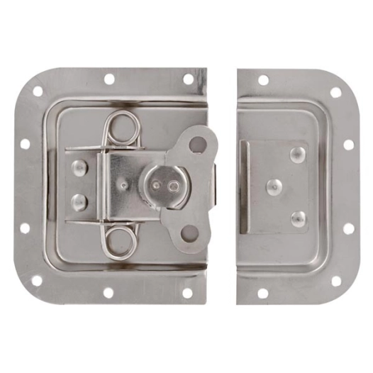 fermeture papillon, blanc métallique, 171 x 126mm