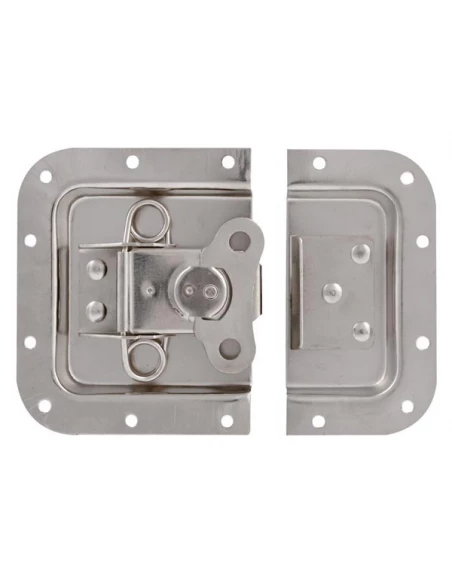 fermeture papillon, blanc métallique, 171 x 126mm