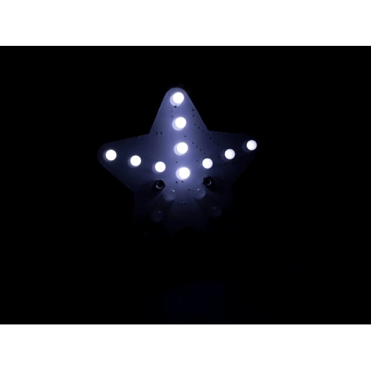 étoile lumineuse blanche