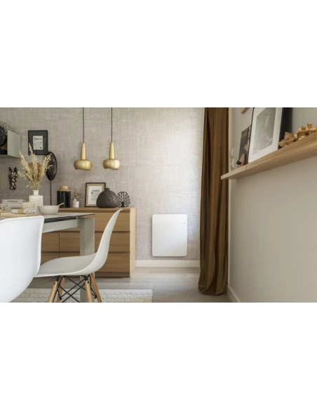 Radiateur à inertie Etic Compact - Blanc mat 1250w - Intuis