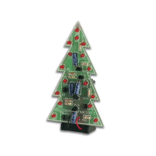 sapin de noël avec leds clignotantes