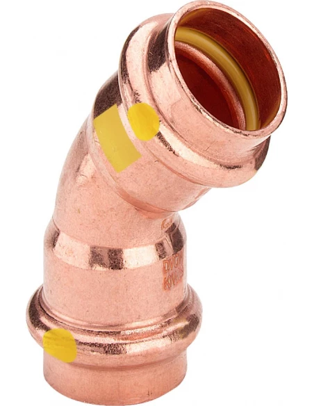 coude cu sert 45° f/f22 gaz