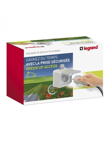 Appareillage saillie complet - Prêt-à-poser Green'up Access pour véhicule électrique Legrand 090476
