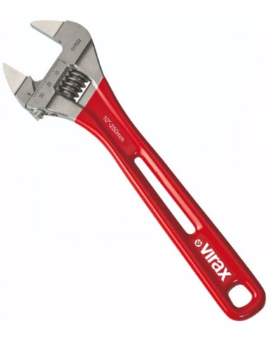 Clé à molette extra légère à mors fins 6'' - Virax