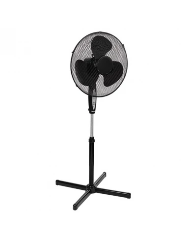 ventilateur noir sur pied diam 40cm telecommande + minuterie