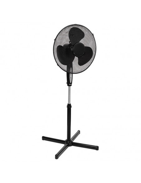 ventilateur noir sur pied diam 40cm telecommande + minuterie