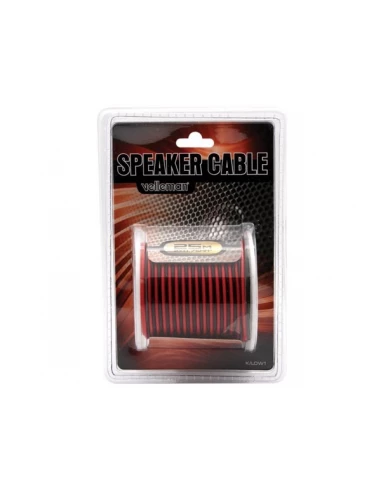 cable haut-parleur - rouge/noir - 2 x 0.50 mm² - 100 m