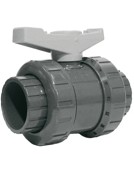 Vanne à boisseau sphérique VEIV 1/4 tour de diam 50 pvc pression à coller