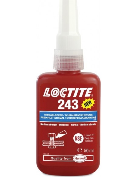 Frein Filet LOCTITE 243 Résistance moyenne, démontable - Henkel