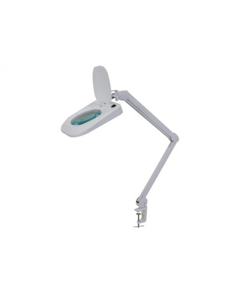 lampe-loupe led 5 dioptrie - 10 w - 60 leds - blanc