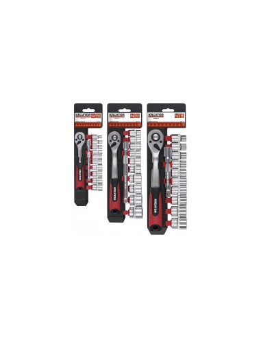 Coffret Cliquet 1/4 Avec Douilles 12pcs - KREATOR